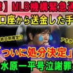 【衝撃】MLB機構緊急通達 !! 大谷の口座から送金した手段判明「ついに処分決定」水原一平号泣謝罪…最後の謎が遂に解ける 「送金方法は3つあって･･･」