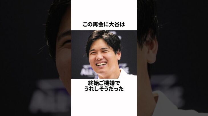 「あの人との再会」で終始ご機嫌な大谷翔平についての雑学