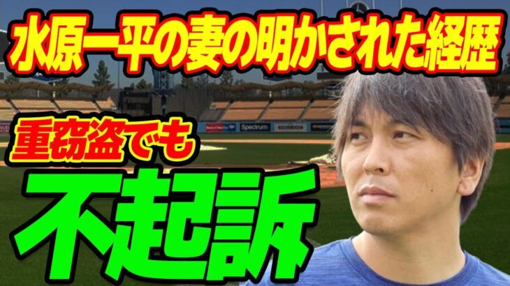 水原一平の妻のついに明かされた素性…重窃盗でも不起訴の実態に言葉を失う…過去に1度解雇された原因に驚きを隠せない…