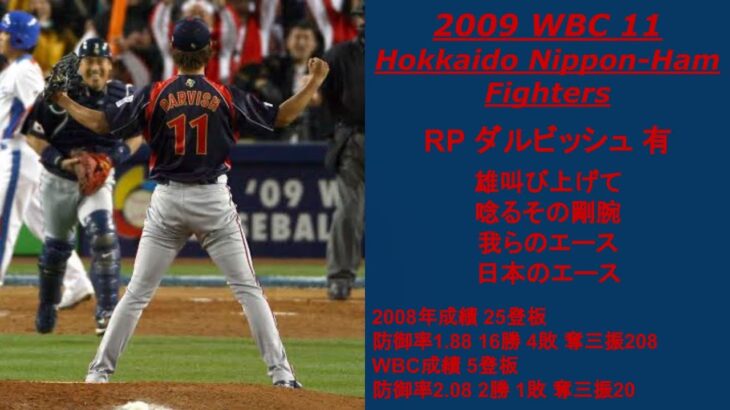 2009年WBC優勝オーダー