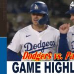 Dodgers vs Padres Highlights | 4/13/2024 | MLB Highlights 2024