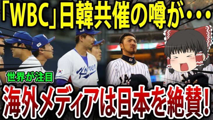 WBC日韓共催の可能性に世界が注目！日本の歓迎文化に海外メディアも驚愕！ｗｗ#海外の反応