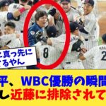 水原一平、WBC優勝の瞬間に加わろうとし近藤に排除されてしまう【なんJ プロ野球反応集】【2chスレ】【5chスレ】