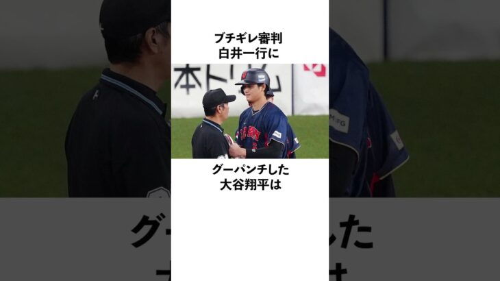 「ブチギレ審判白井一行にグーパンチした」大谷翔平に関する雑学　#大谷翔平  #ドジャース  #野球  #shoheiohtani