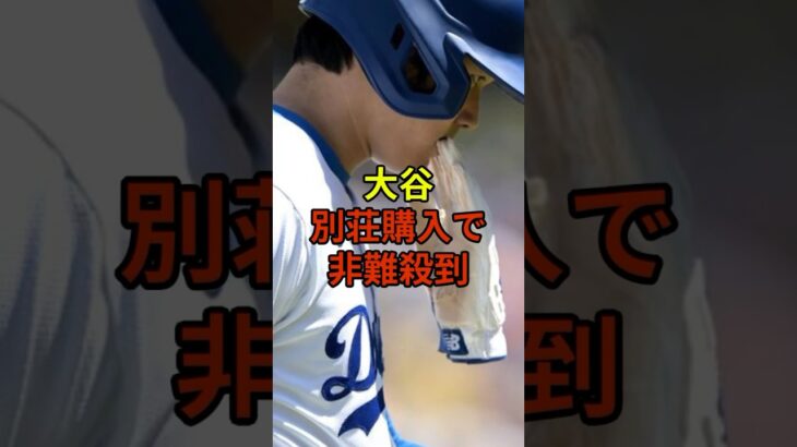 ハワイの別荘購入が思わぬ事態に…#野球 #大谷翔平 #ドジャース #shorts