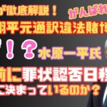 『大谷翔平元通訳違法賭博問題、水原一平氏、なぜ！？起訴前に罪状認否日程が既に決まっているのか？』リスクマネジメント・ジャーナル　第２３１回