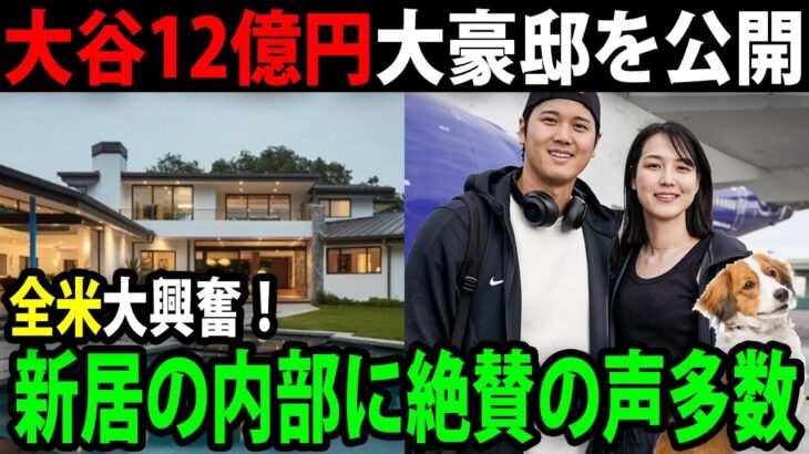 地域最高額で落札！大谷翔平12億円大豪邸新居の内部を大公開！購入の決め手に涙【最新/海外の反応/MLB/大谷翔平】【総集編】