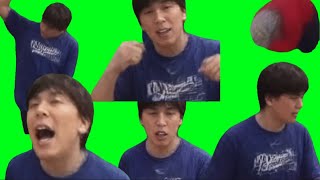 【水原一平 ミーム素材集① 7選】　Ippei Mizuhara meme green screen