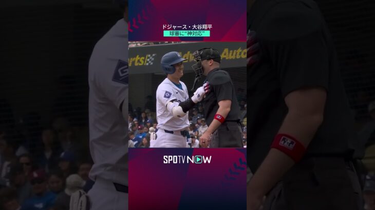 【大谷翔平】ボール当たった球審に“神対応”👍 ＃shorts