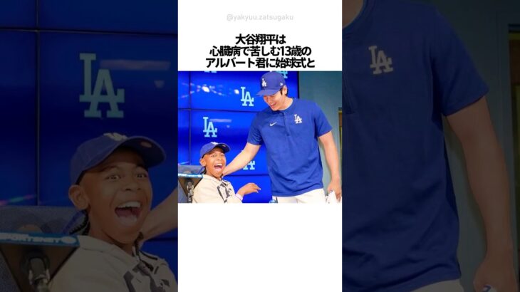 大谷翔平の周囲への神対応に関する雑学 #shorts