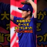 ボールを当ててしまったファンに大谷翔平が見せた神対応がスゴすぎる…