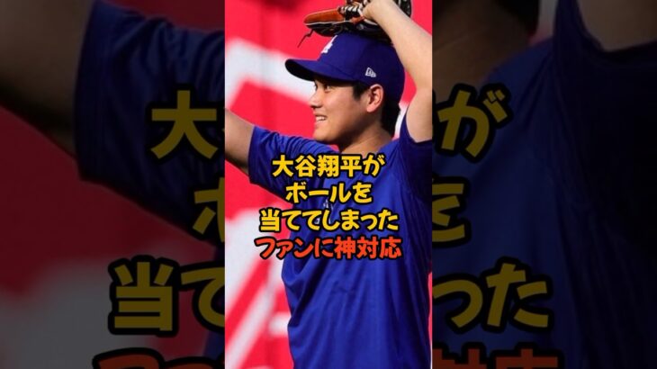 ボールを当ててしまったファンに大谷翔平が見せた神対応がスゴすぎる…