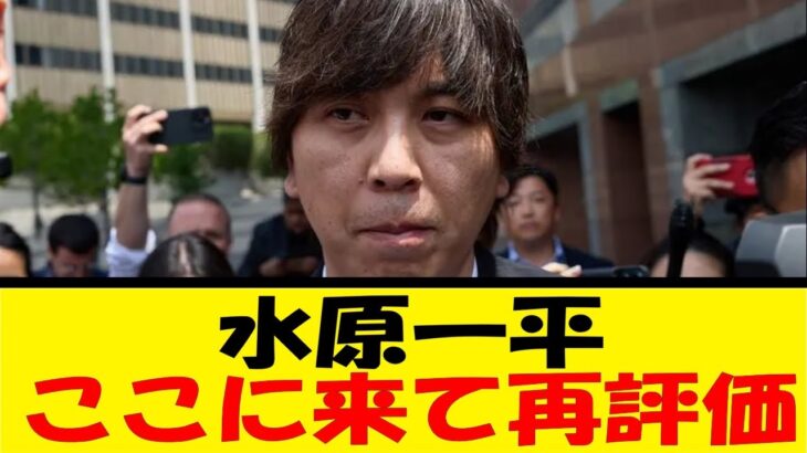 水原一平、ここに来て再評価されてしまう…【反応集】【野球反応集】【なんJ なんG野球反応】【2ch 5ch】