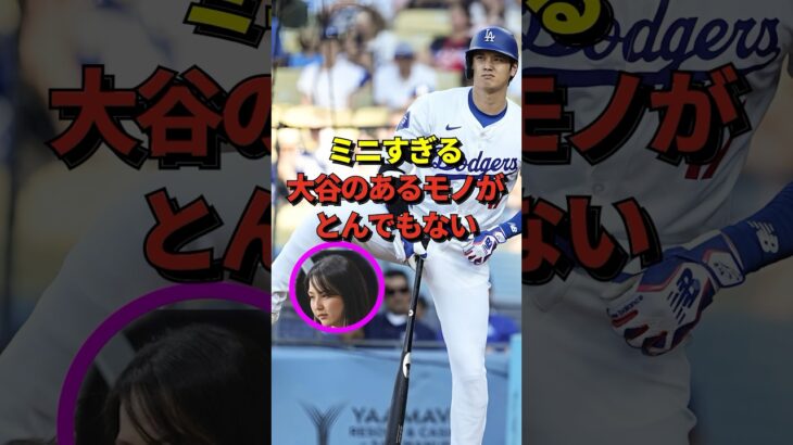 【アレ？】大谷翔平のドジャースが投稿した写真で「言われてみれば小さいな」と話題になったモノとは？これには真美子夫人もびっくり#shorts #大谷翔平 #野球