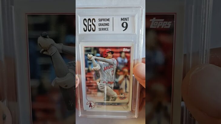 2022 Topps Shohei Ohtani #1 Graded 9 card