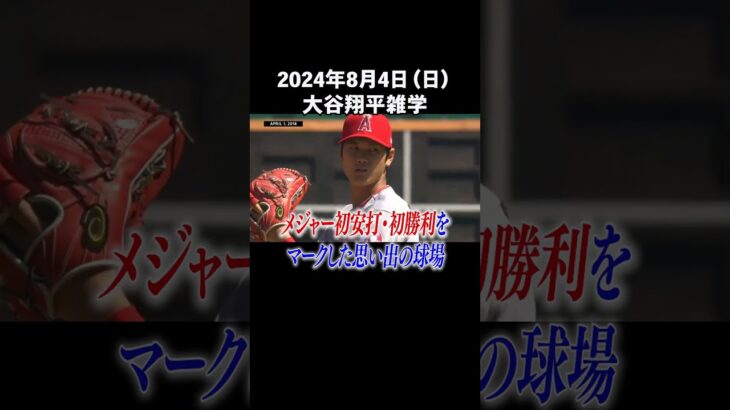 【2024/8/4】今日の大谷翔平雑学 #大谷翔平 #雑学 #shorts #ホームラン #ShoheiOhtani #三冠王 #33号 #30&30 #真美子夫人 #MLB #メジャー #MVP