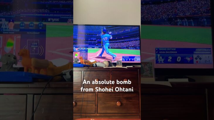 An absolute bomb from Shohei Ohtani #baseball #mlbtheshow2024 #shorts #fyp