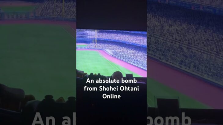 An absolute bomb from Shohei Ohtani online #baseball #mlbtheshow2024 #god #shorts #fyp