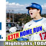 Dodgers – Shohei Ohtani HOME RUN 43TH FULL GAME Highlights TODAY | MLB Season 2024