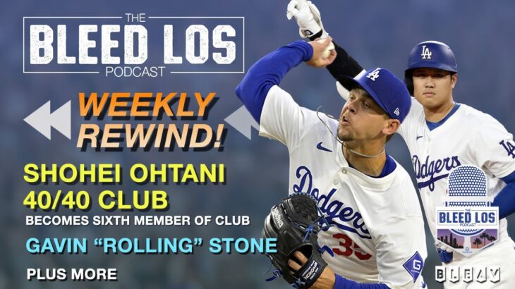 Dodgers take Rays series, Shohei Ohtani joins the 40/40 club, Yoshinobu Yamamoto gets closer & more