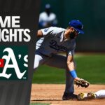 Dodgers vs. A’s Game Highlights (8/4/24) | MLB Highlights