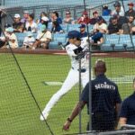 First bat of Shohei Ohtani @Dodgers 8/6 VS Phillies