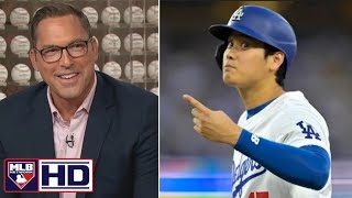 MLB Network | Mark Derosa reacts Dodgers survive hitless night by Shohei Ohtani to beat Orioles 6-3