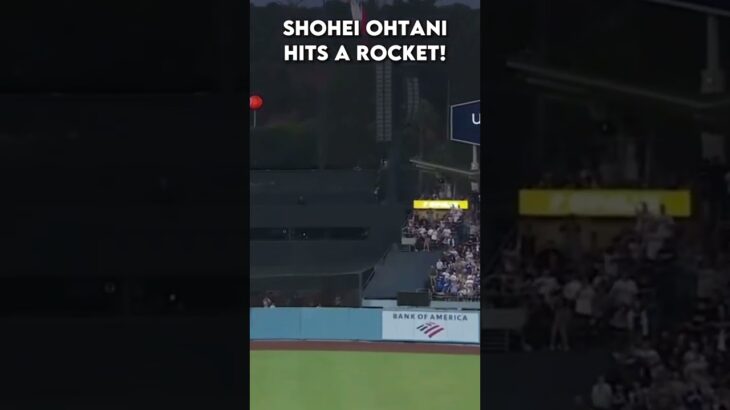 大谷翔平の驚異のホームラン  | SHOHEI OHTANI HITS A ROCKET 🚀