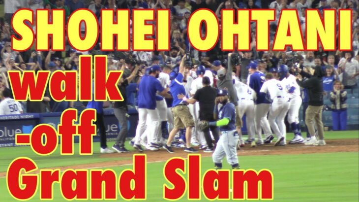 SHOHEI OHTANI‼️The 40th HOME RUN‼️A WALK OFF GRAND SLAM‼️August 23, 2024