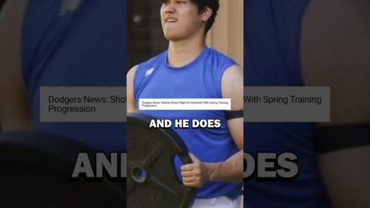 Shohei Ohtani’s WORKOUT 🏋️ I #Shorts