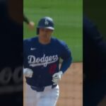 Shohei Ohtani’s first Dodger Homerun #mlb #blowup #shorts #shoheiohtani