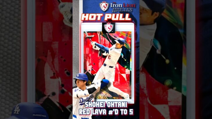 🔥 Unbelievable pull! We just hit a Shohei Ohtani Red Lava #’d to 5 from @topps Finest! ⚾️ #shorts