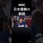 日本WBC優勝の瞬間