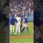 試合に逆転勝ちで大喜びする大谷翔平選手