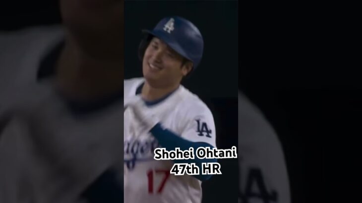 Career high 47 Home Runs for Shohei Ohtani.