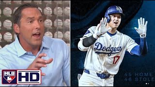 MLB Network breakdown Shohei Ohtani hits a 45th Home Run of season as Dodgers loss to Guardians 3-1