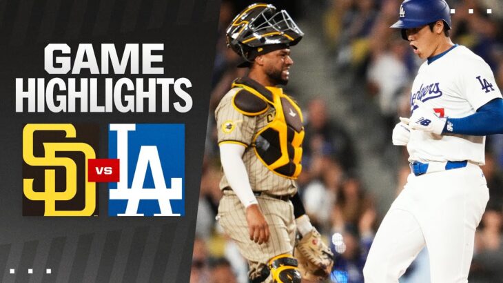 Padres vs. Dodgers Game Highlights (9/25/24) | MLB Highlights