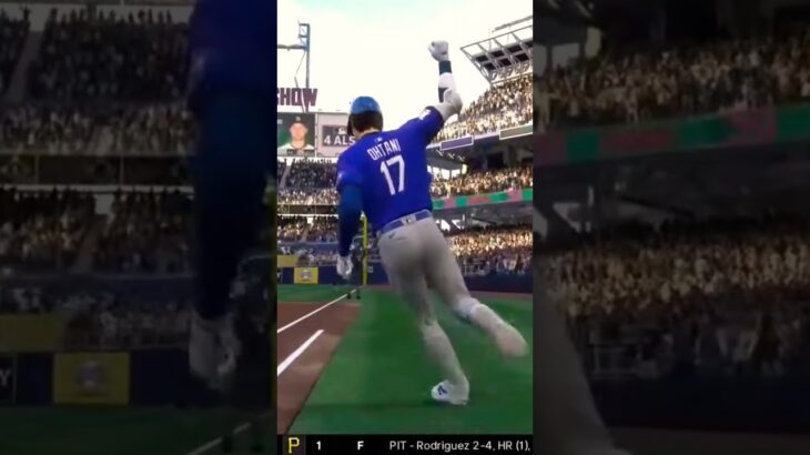 Shohei Ohtani 2 Runs Home Run #sports #shorts #mlb #baseball #gaming #mlbtheshow #shoheiohtani