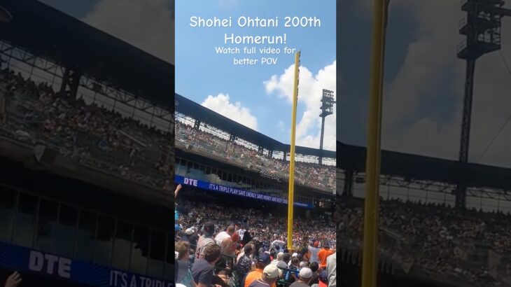 Shohei Ohtani 200th Homerun! #mlb #baseball #dodgers #homerun