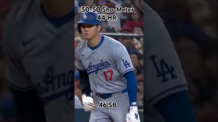 Shohei Ohtani 50-50 Sho-Meter 44 HR 46 SB