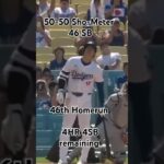 Shohei Ohtani 50-50 Sho-Meter 46th Homerun