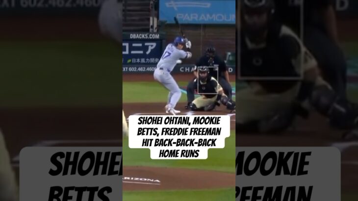 Shohei Ohtani, Mookie Betts, Freddie Freeman HIT Back-Back-Back HOME RUNS!