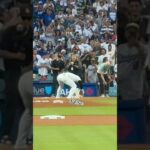 Shohei Ohtani and His dog Decoy ! Throwing the first pitch