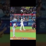 Shohei Ohtani walking up to “The Show Goes On” by Lupe Fiasco #baseball #walkupsong #shorts #dodgers