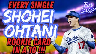 The Most COMPLETE Collection of MINT Shohei Ohtani Rookie Cards EVER! Over 100 SLABs for Mr. 50/50!