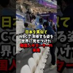 日本を真似てWBCで清掃する姿を世界に見せつけた韓国人サポーターの末路 #shorts #海外の反応 #韓国