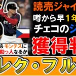 【噂から１年越しに…】巨人が新助っ人としてＷＢＣチェコ代表『マレク・フルプ』獲得へ！チェコのジャッジと呼ばれ身体能力抜群の２５歳外野手で昨年に巨人入りの噂があったが、ついに今回実現へ！！