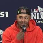 2024 NLCS: Mookie Betts talks Shohei Ohtani, Yoshinobu Yamamoto & reluctantly taking 500 swings