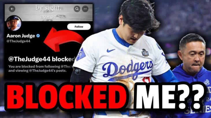 Aaron Judge BLOCKED ME For Saying This!? Shohei Ohtani Update.. (MLB Recap)