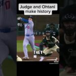 Aaron Judge and Shohei Ohtani square of in the World Series #mlb #worldseries #baseball #fyp #nyc